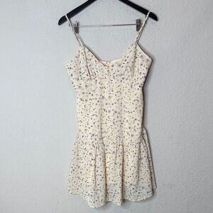 Floral Cream Dress size L